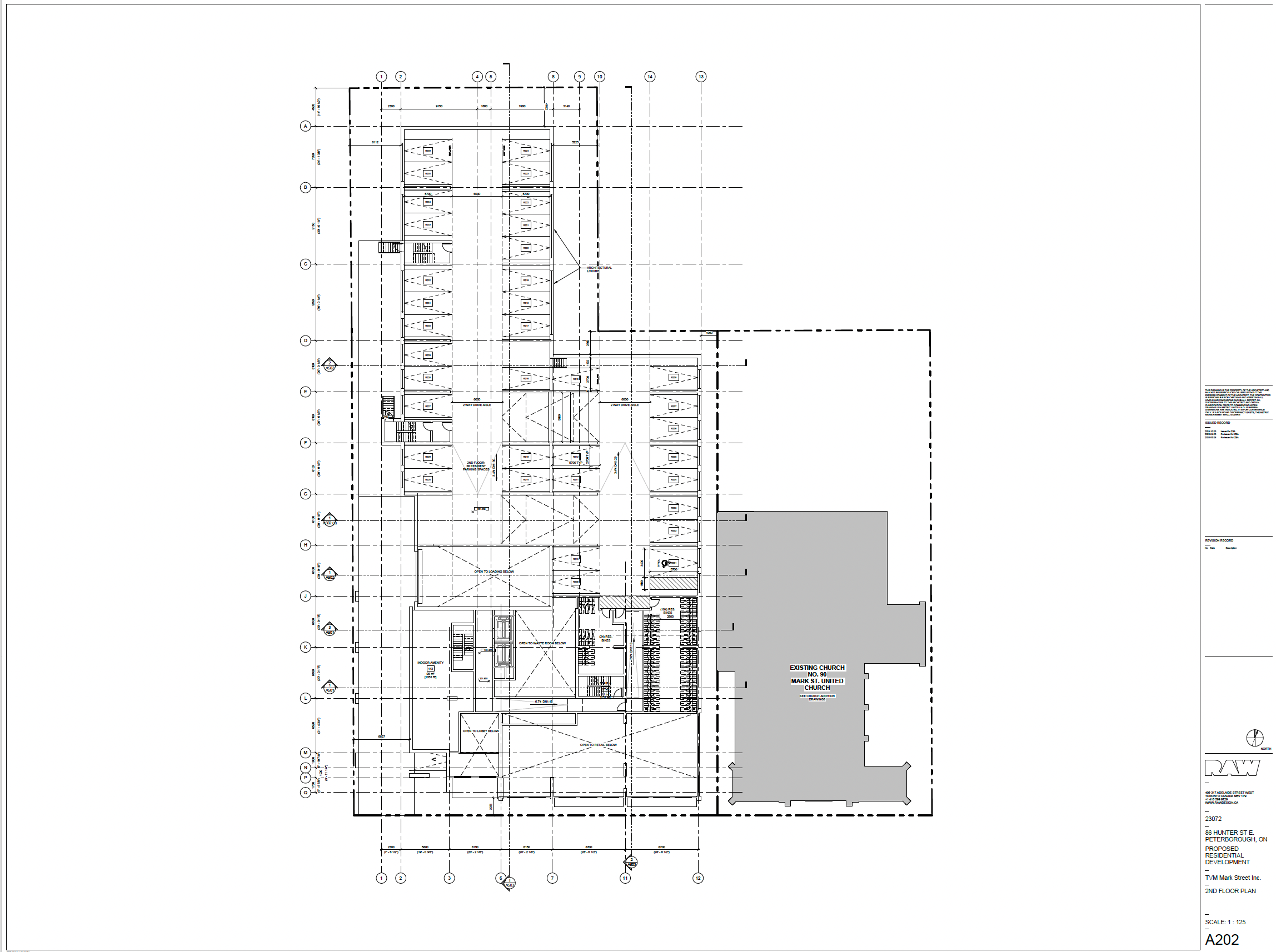 architectural drawing - second floor