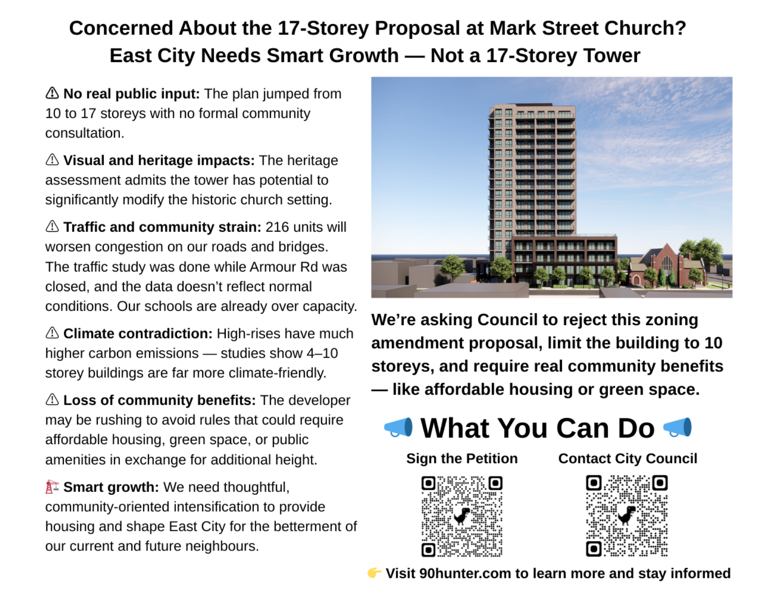 shadow impact study for the 17-storey building within the neighbourhood context