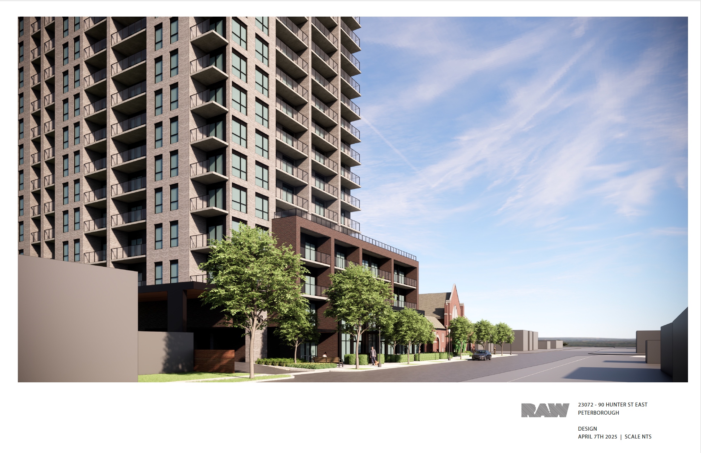 rendering of the 17-storey building